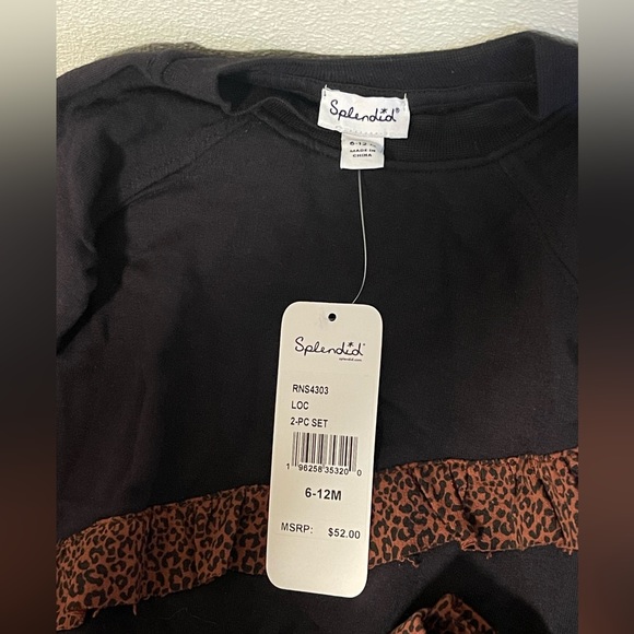 Splendid Baby Leopard Sweater and Leggings Set - Picture 3 of 4